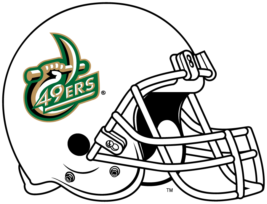 Charlotte 49ers 2013-2017 Helmet diy iron on heat transfer